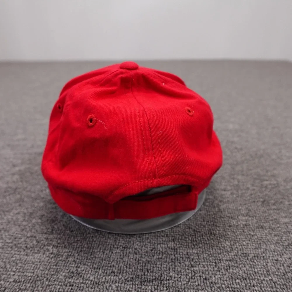 Washington Nationals Hat Cap Strap‎ Back One Size Red MLB Genuine Merchandise